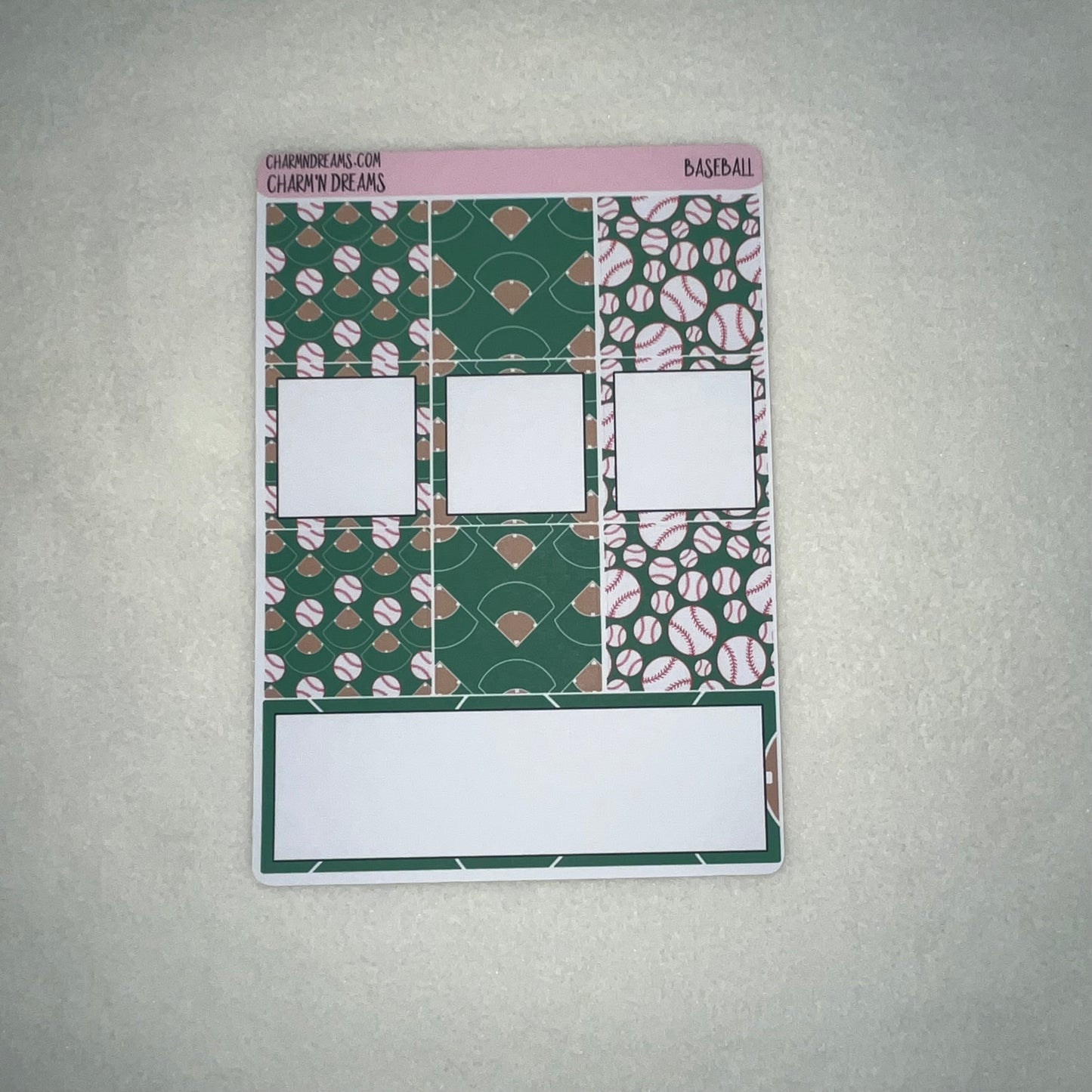Baseball Planner Sticker Kit