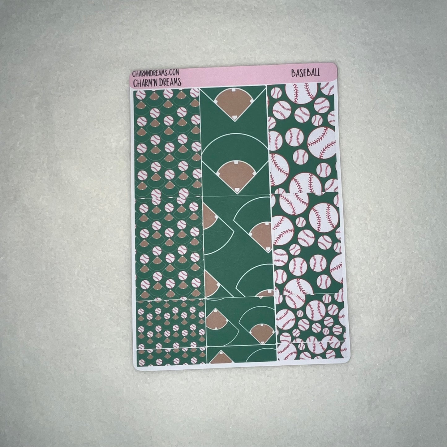 Baseball Planner Sticker Kit