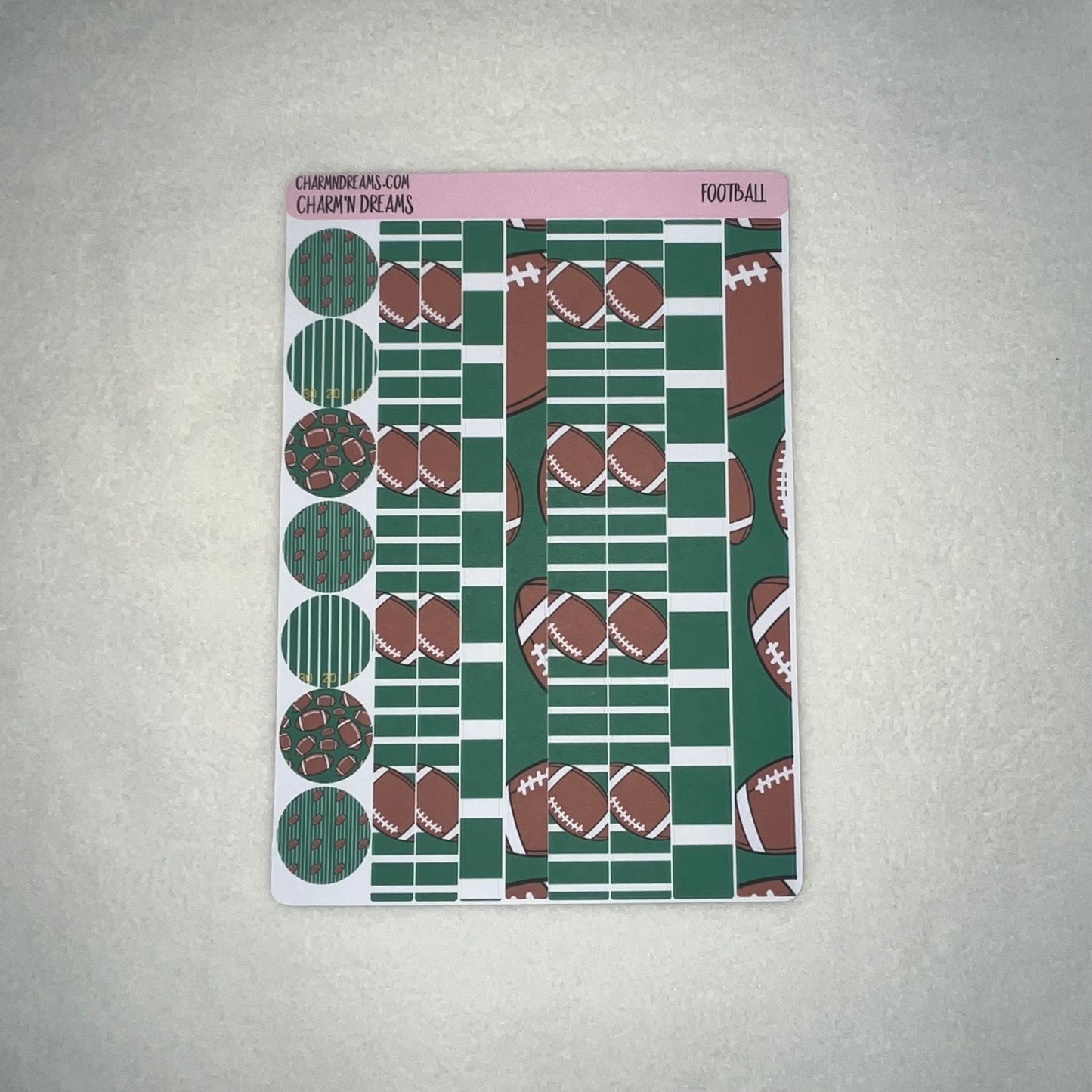 Football Planner Sticker Kit