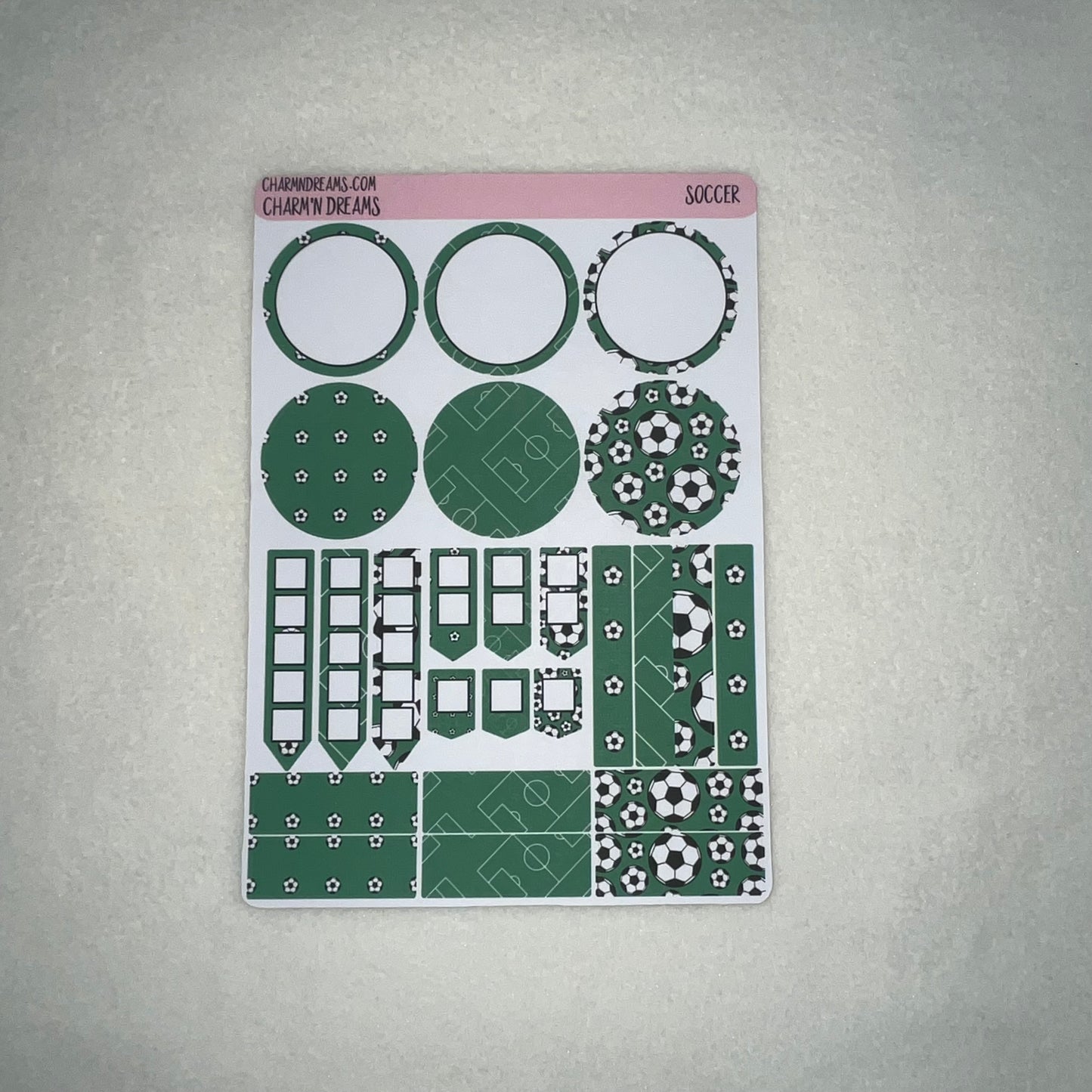 Soccer Planner Sticker Kit