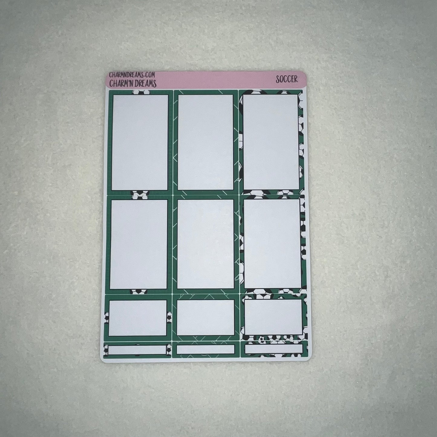 Soccer Planner Sticker Kit