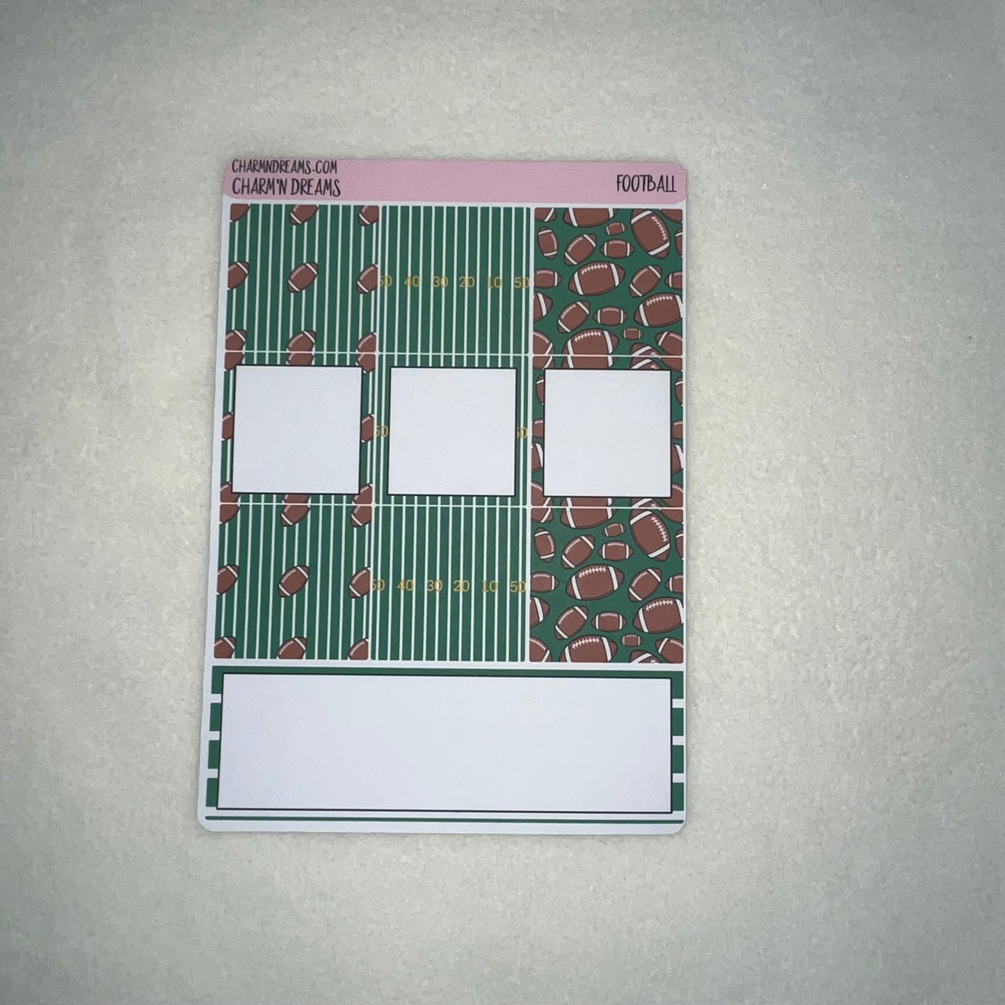 Football Planner Sticker Kit