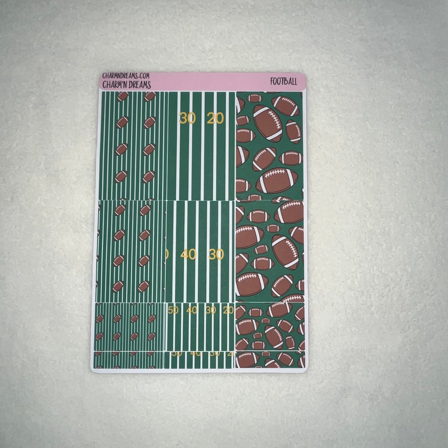 Football Planner Sticker Kit