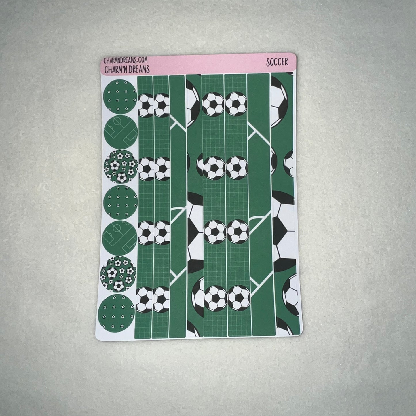 Soccer Planner Sticker Kit