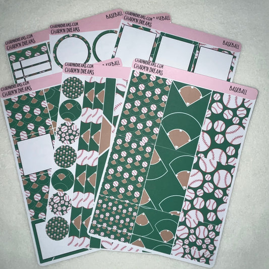 Baseball Planner Sticker Kit