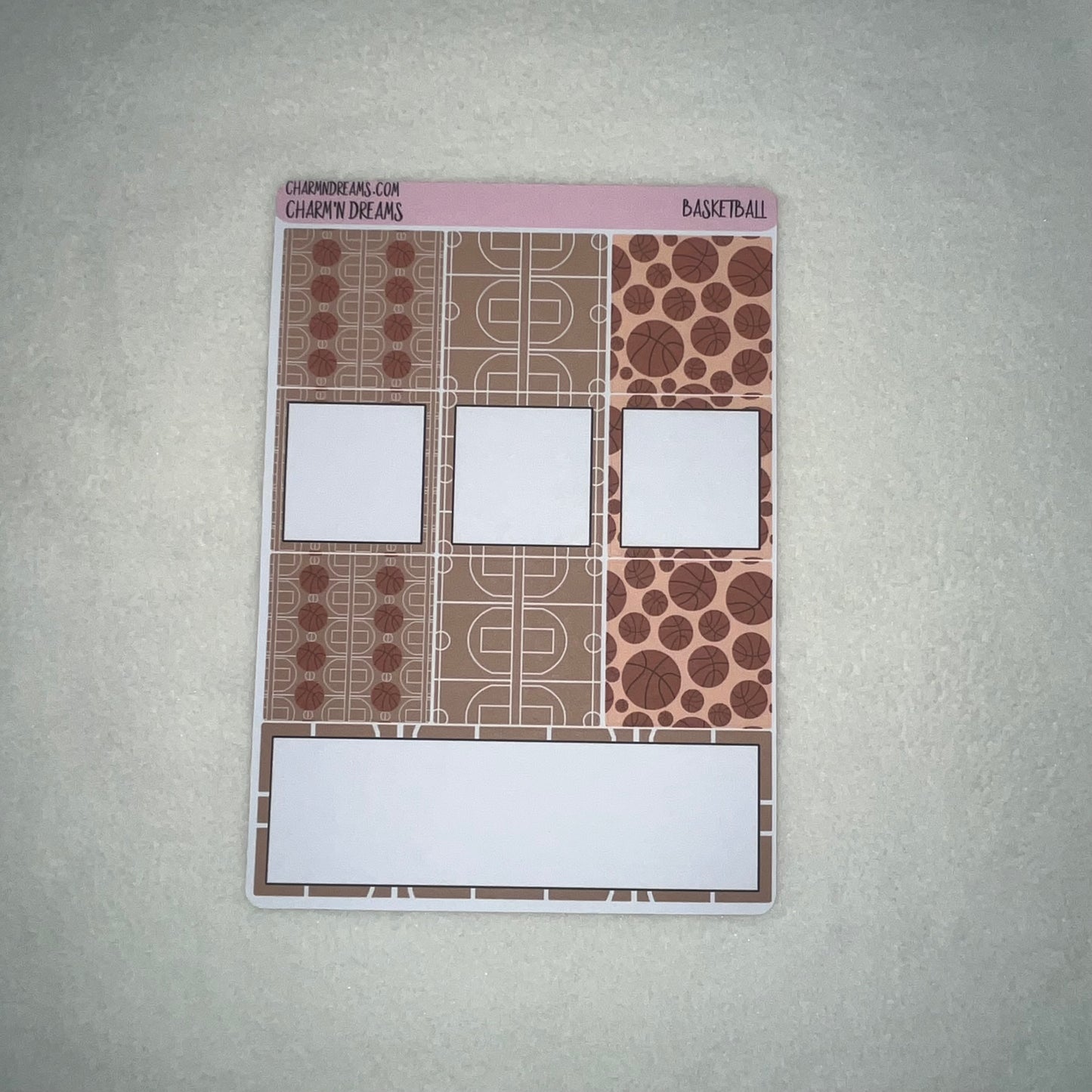 Basketball Planner Sticker Kit