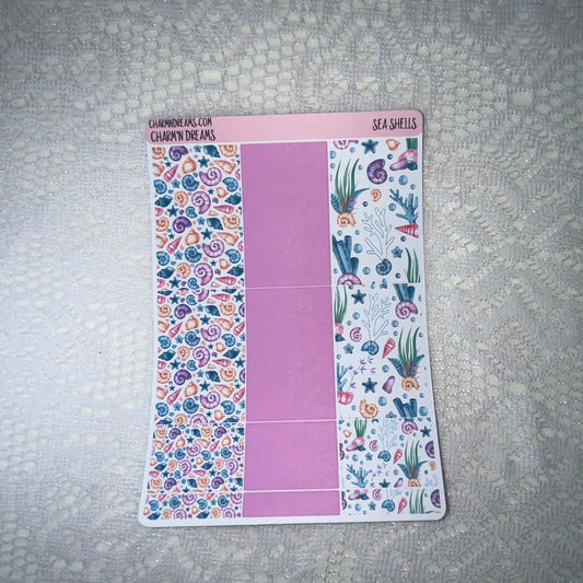 Sea Shells Planner Sticker Kit