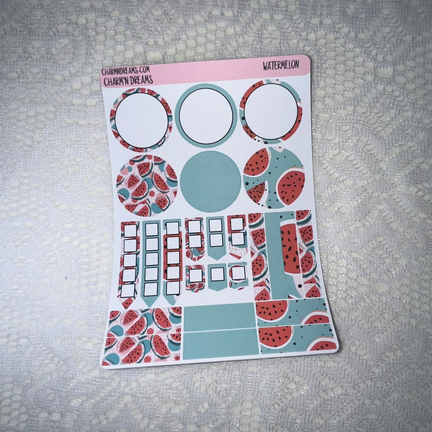 Watermelon Planner Sticker Kit