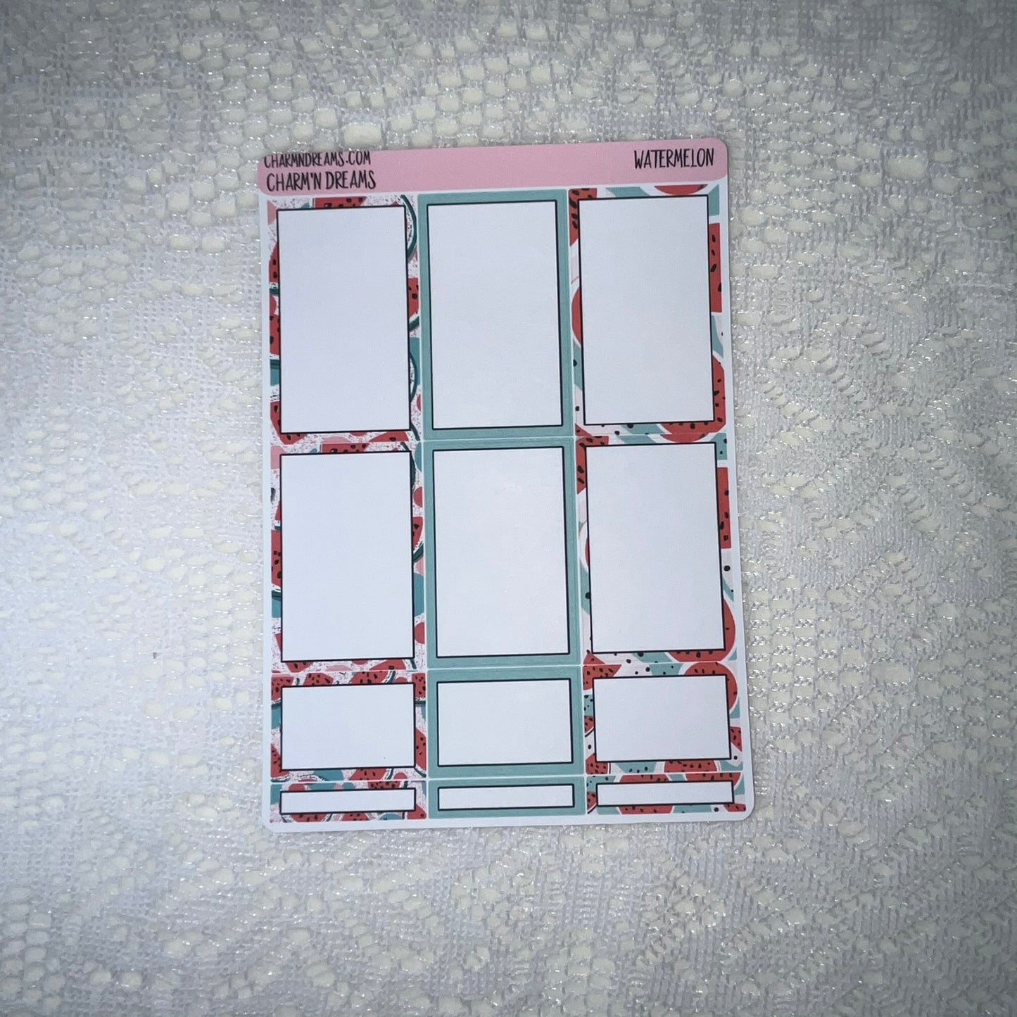 Watermelon Planner Sticker Kit