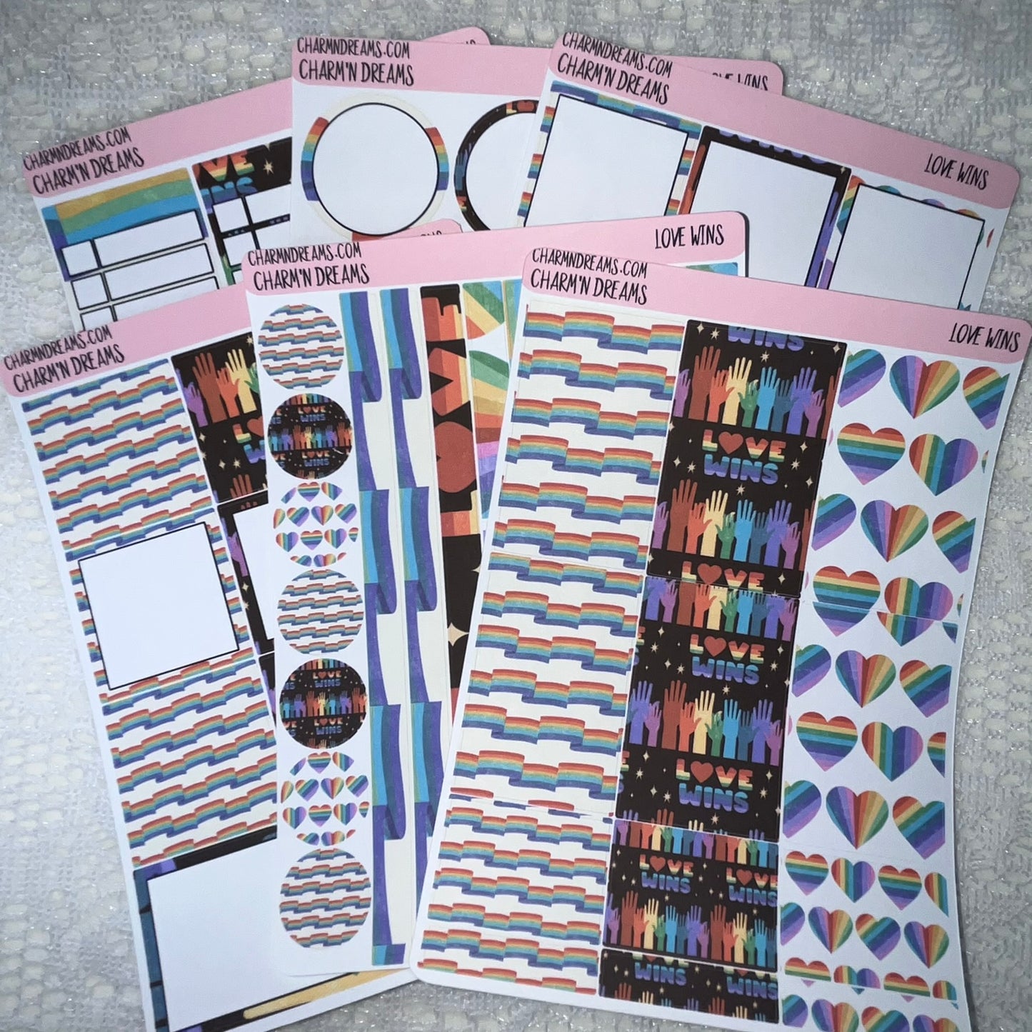 Love Wins Planner Sticker Kit