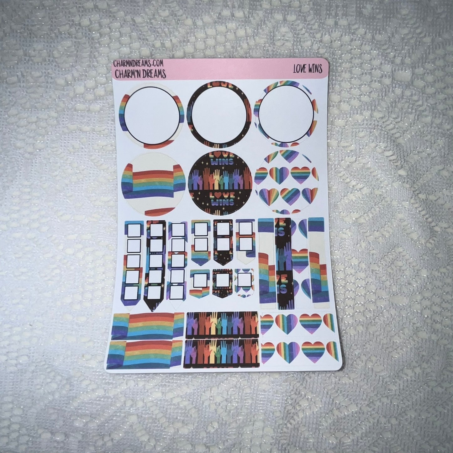 Love Wins Planner Sticker Kit