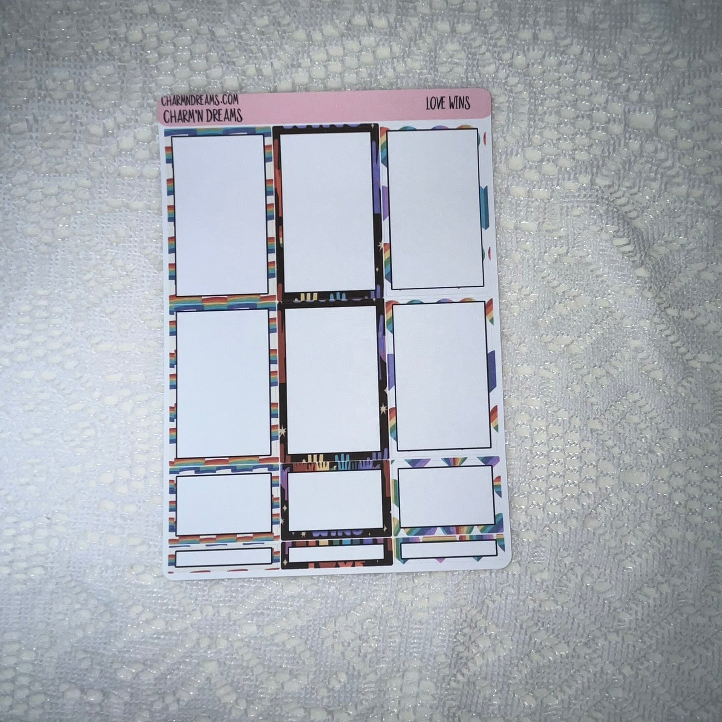Love Wins Planner Sticker Kit