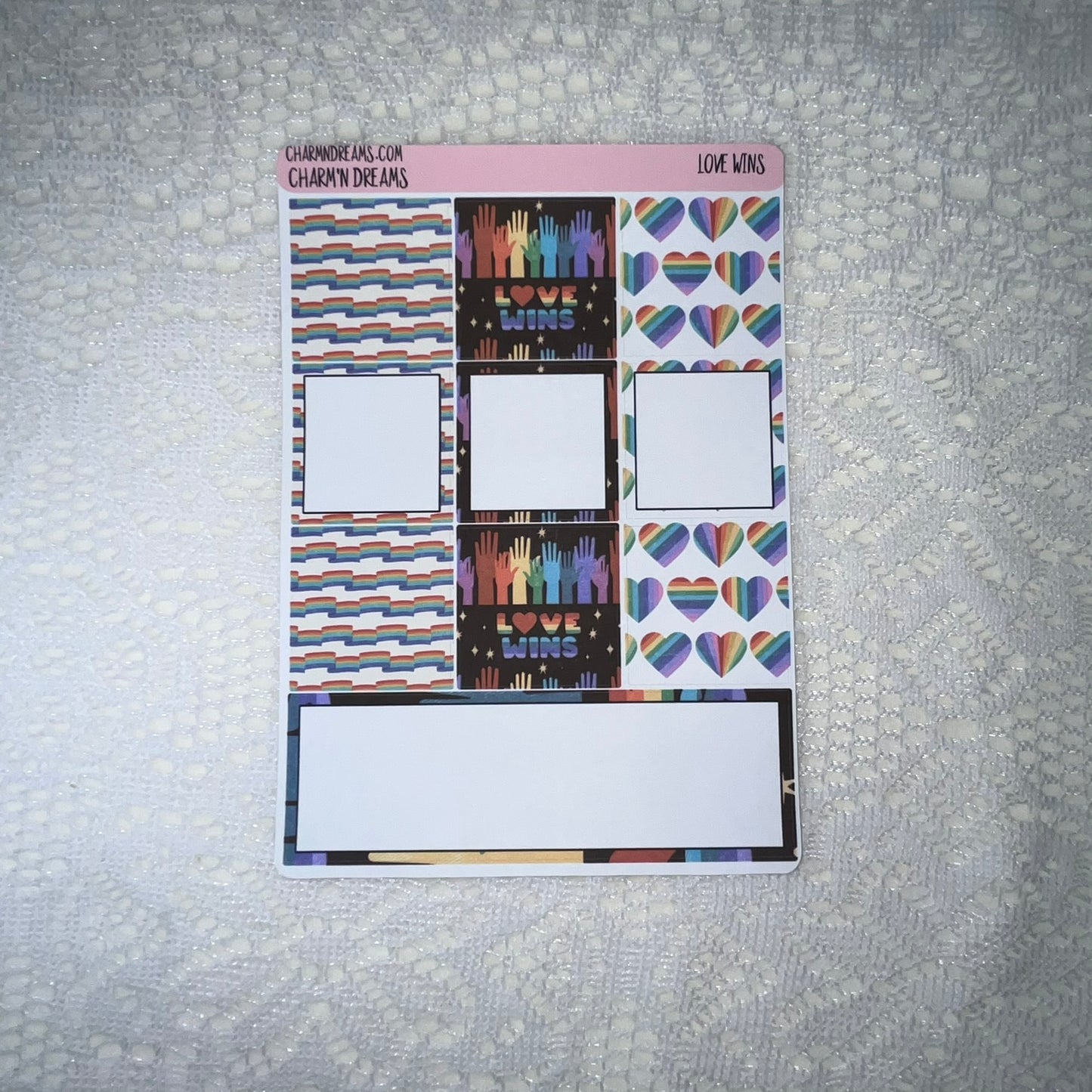 Love Wins Planner Sticker Kit