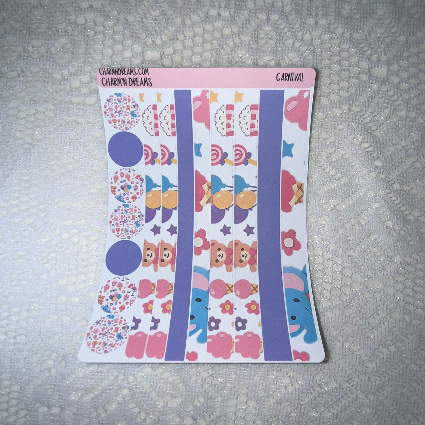 Carnival Planner Sticker Kit