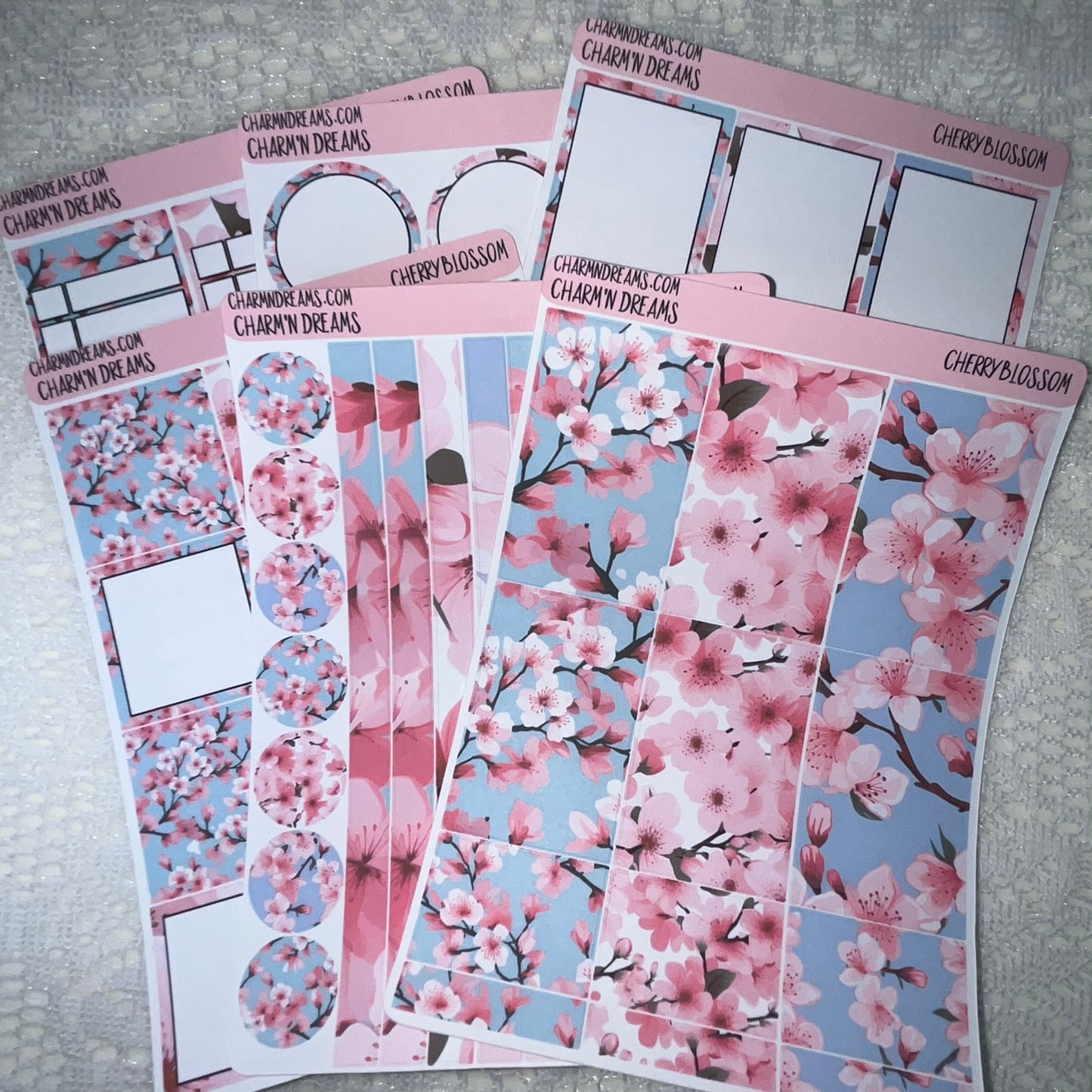 Cherry Blossom Planner Sticker Kit