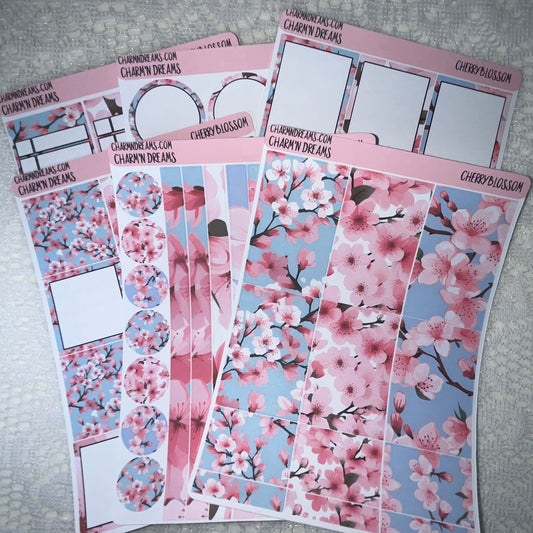 Cherry Blossom Planner Sticker Kit