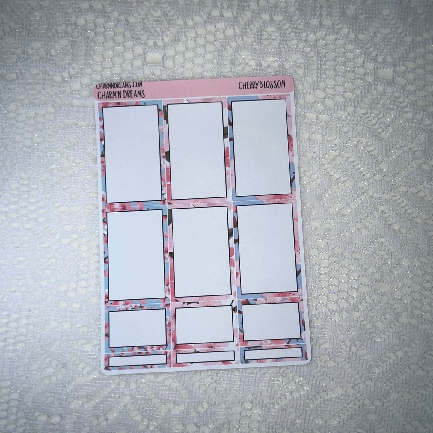 Cherry Blossom Planner Sticker Kit