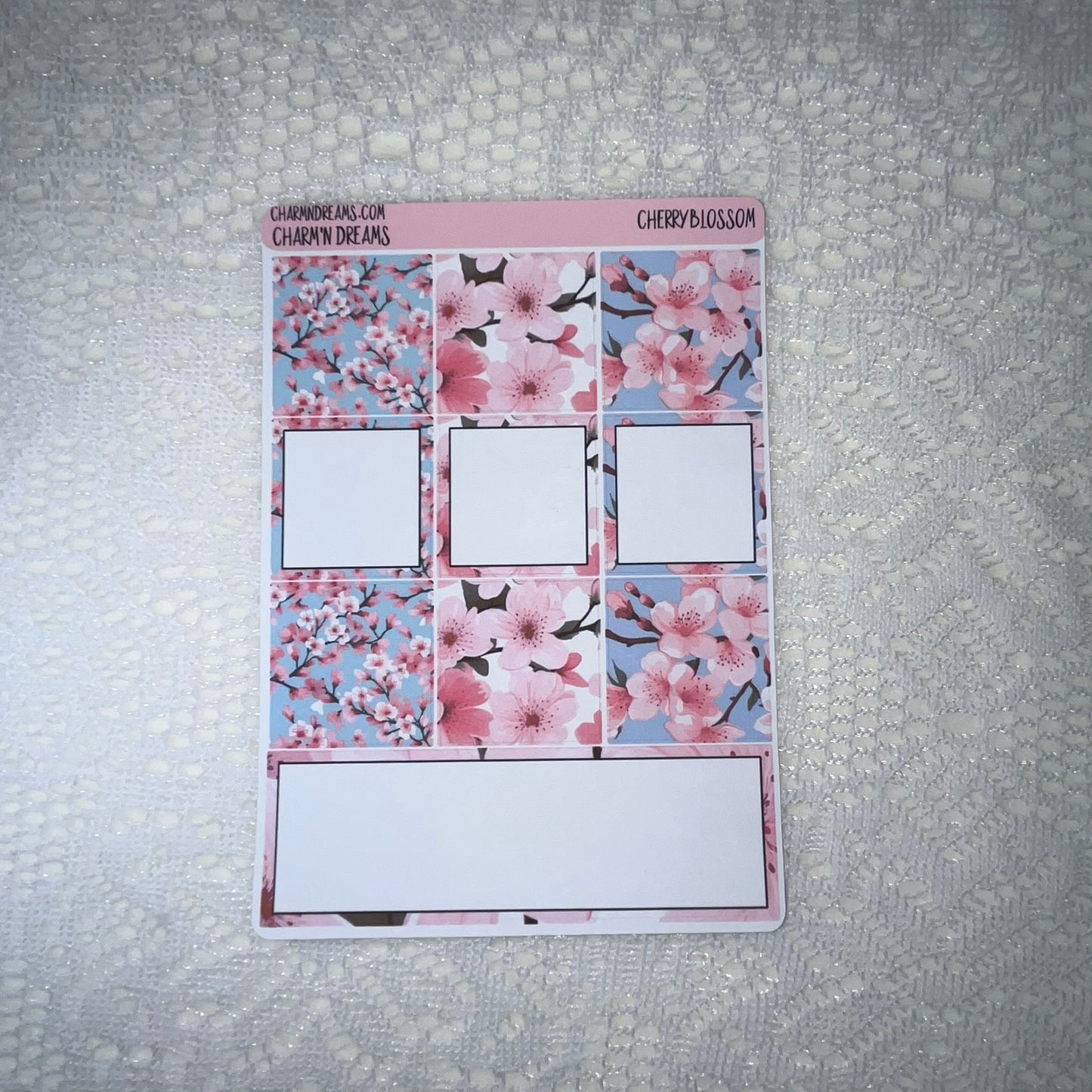 Cherry Blossom Planner Sticker Kit