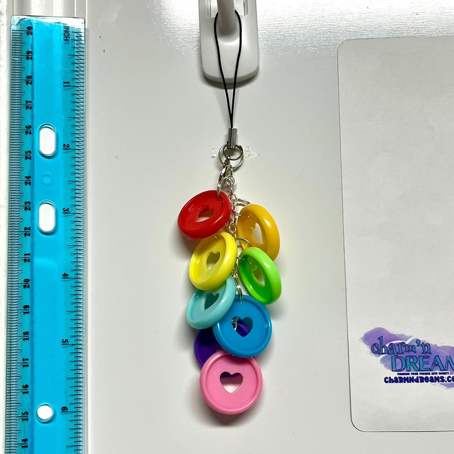 Rainbow Disc Planner Charm