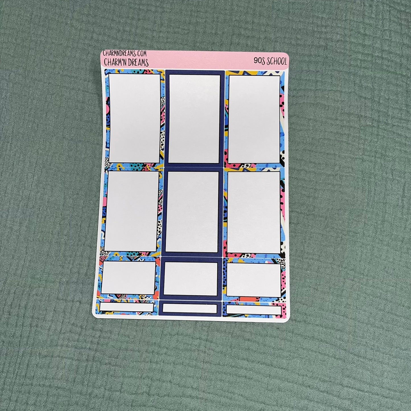 90's School Planner Sticker Kit
