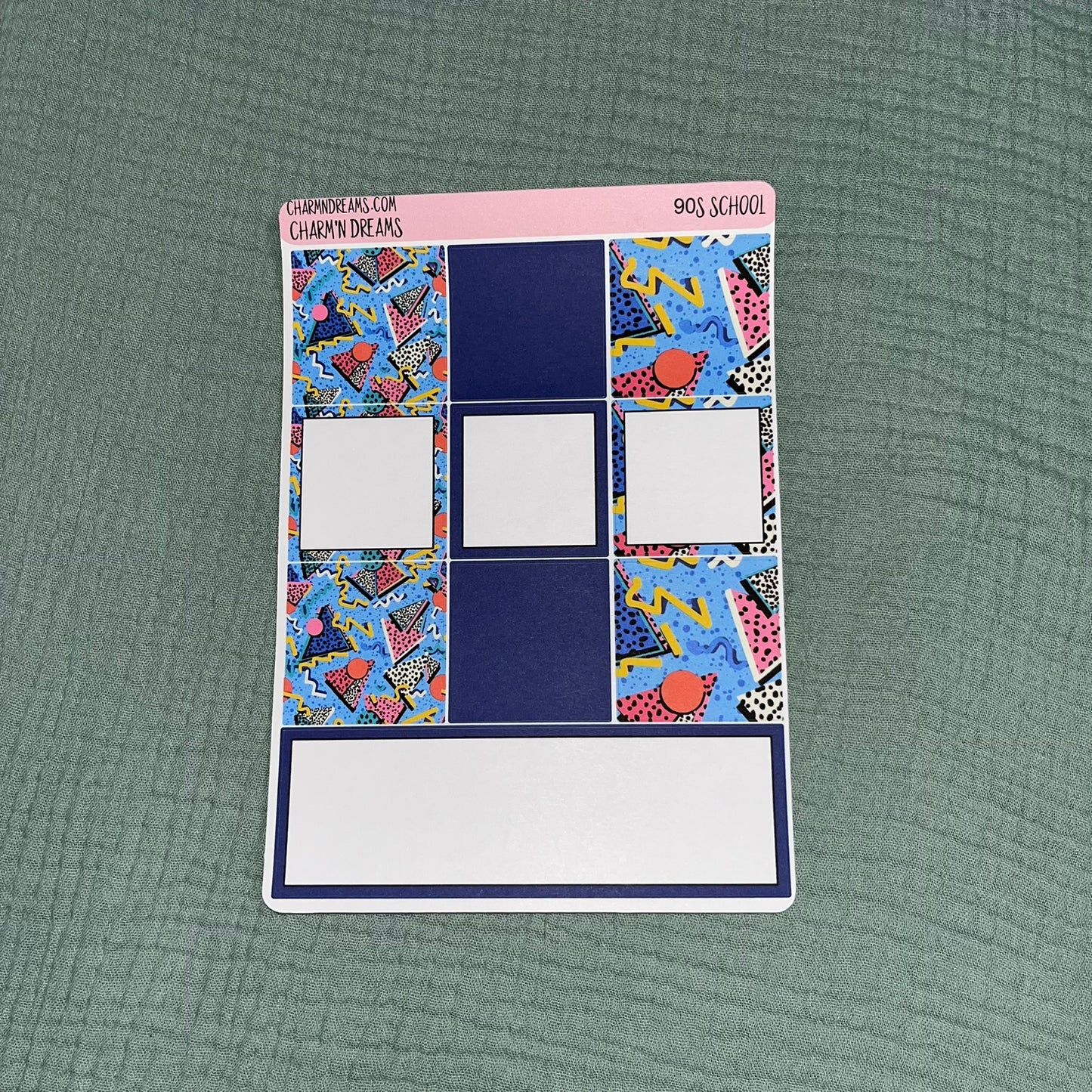 90's School Planner Sticker Kit