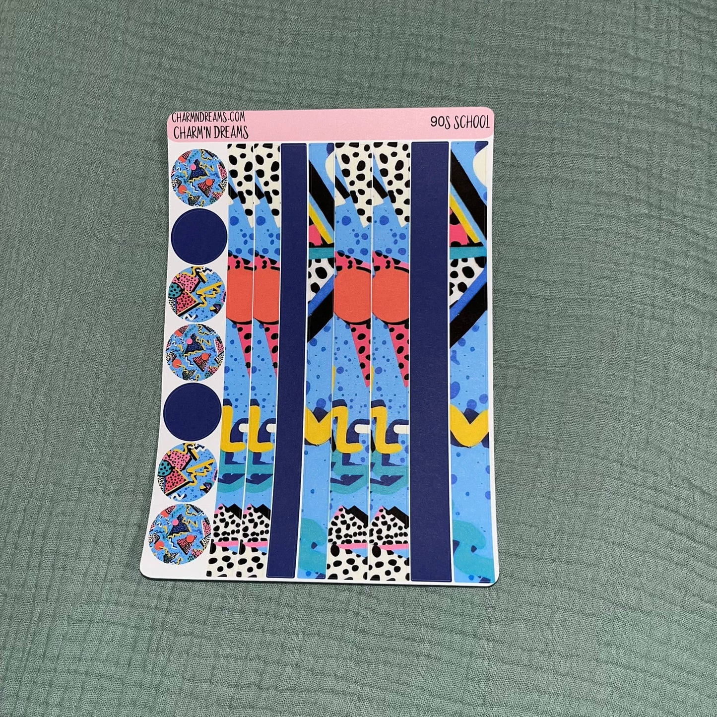 90's School Planner Sticker Kit