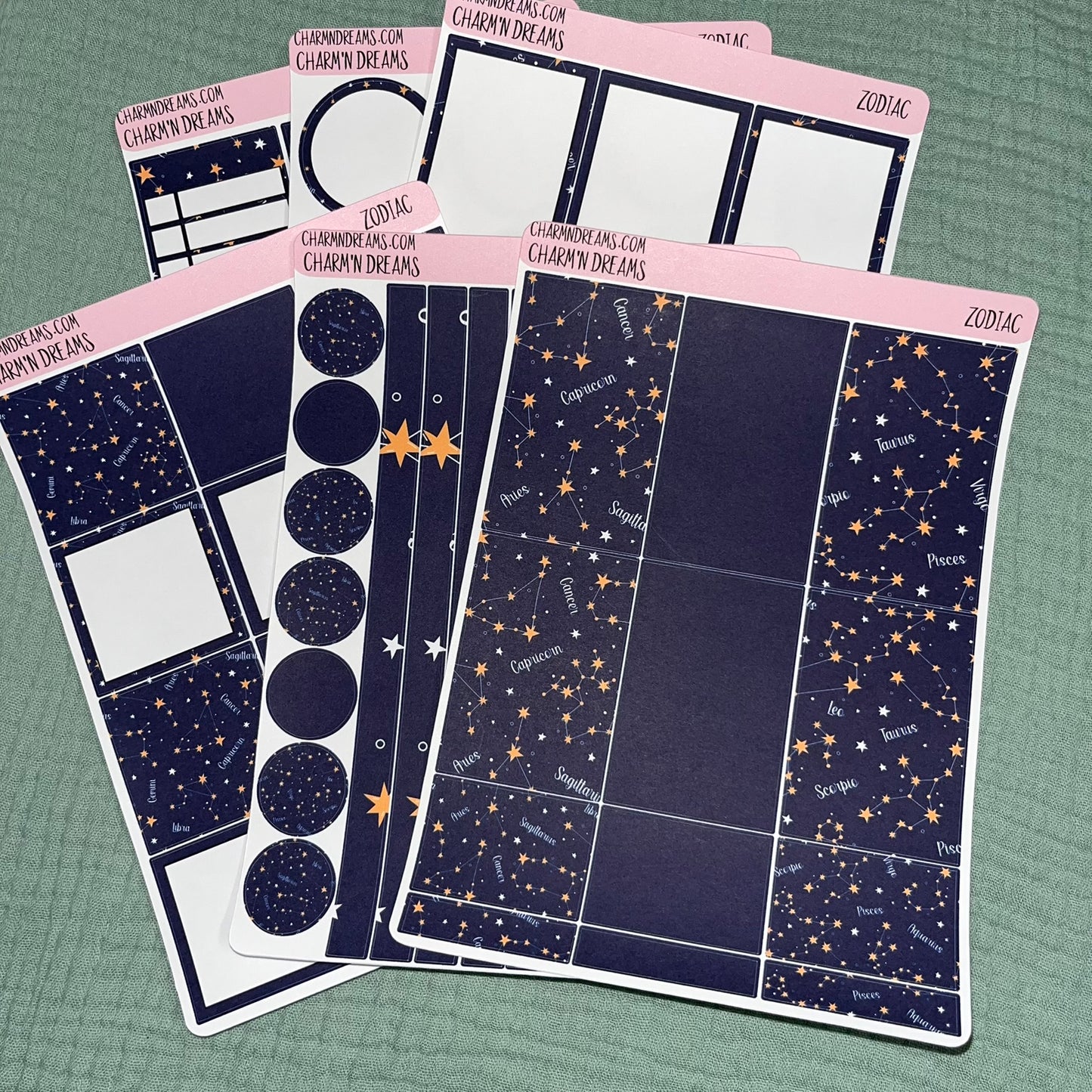 Zodiac Planner Sticker Kit