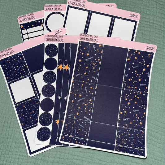 Zodiac Planner Sticker Kit