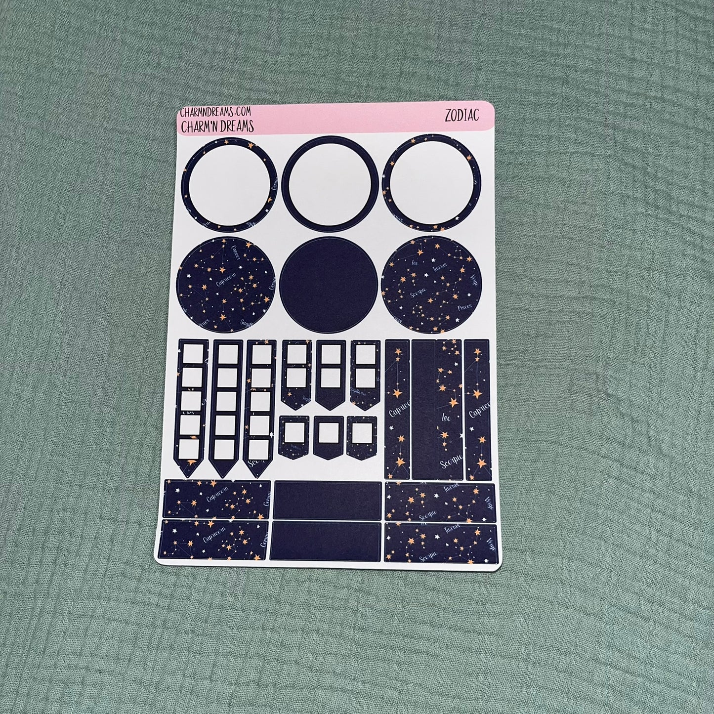 Zodiac Planner Sticker Kit
