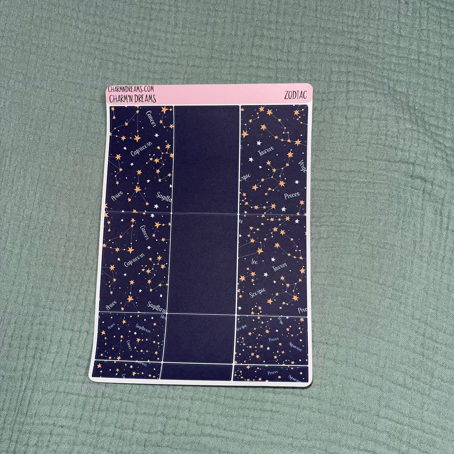 Zodiac Planner Sticker Kit