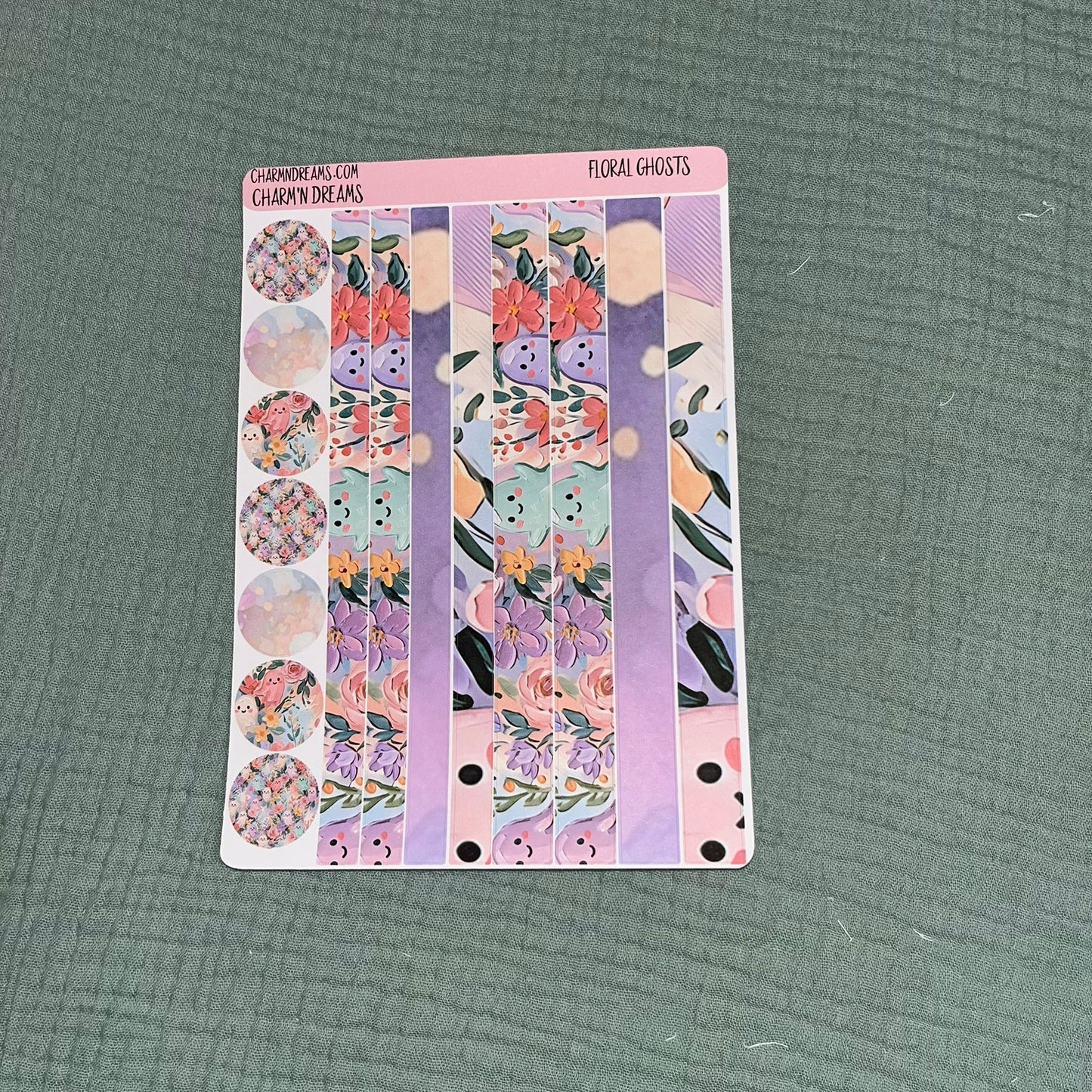 Floral Ghosts Planner Sticker Kit