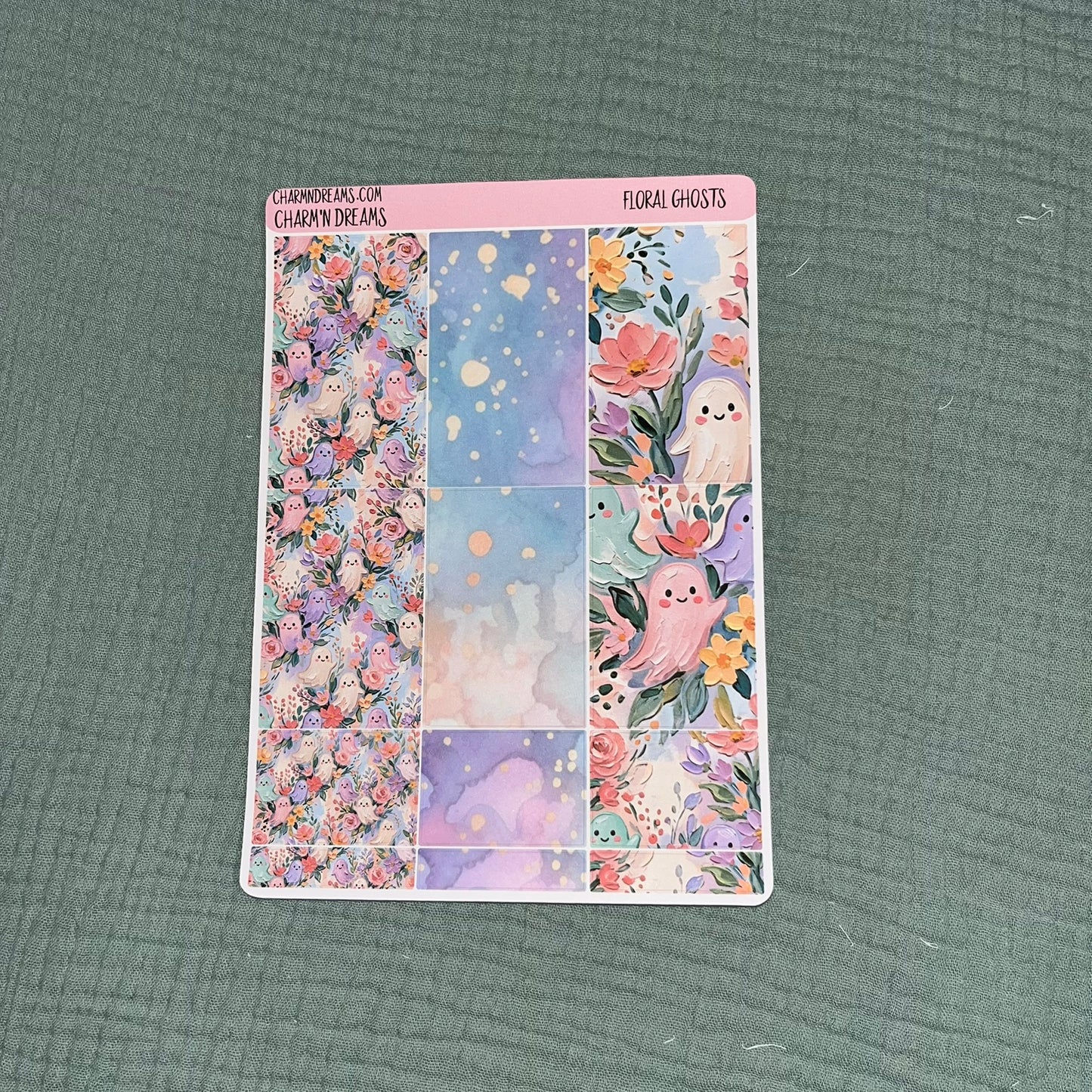 Floral Ghosts Planner Sticker Kit