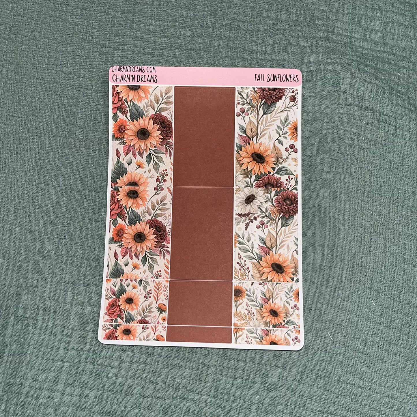 Fall Sunflowers Planner Sticker Kit
