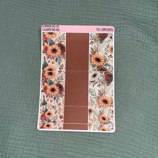 Fall Sunflowers Planner Sticker Kit
