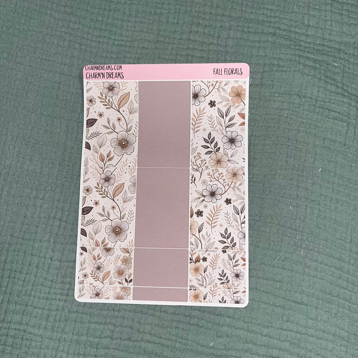 Fall Florals Planner Sticker Kit