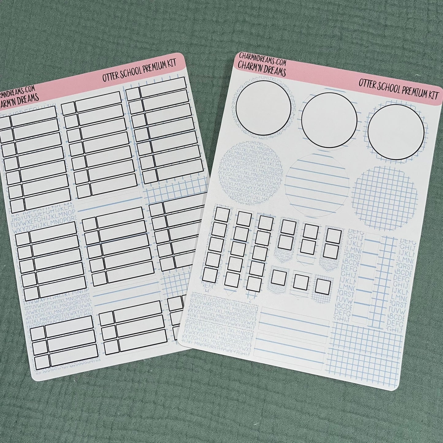 Otter School Premium Planner Sticker Kit