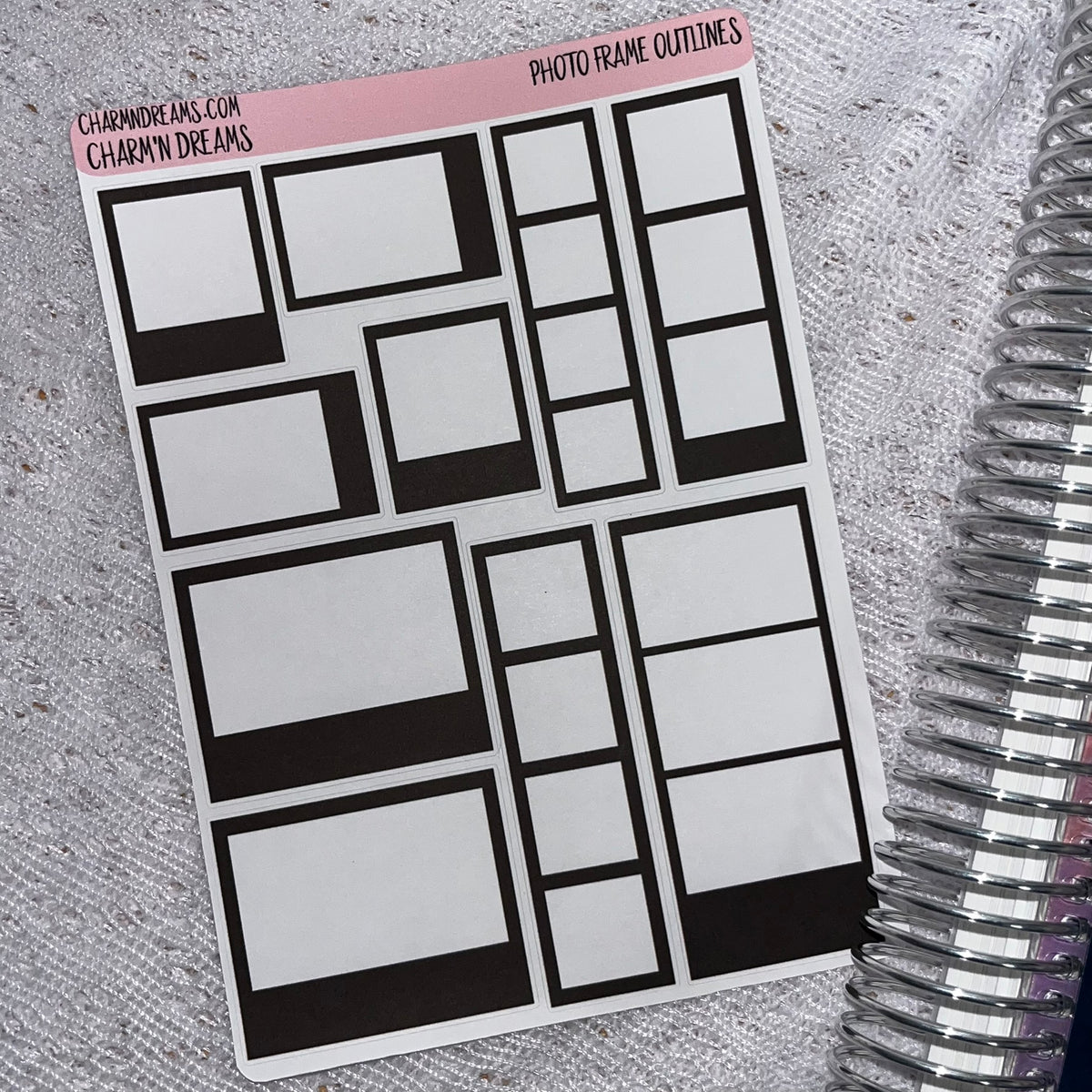 Photo Frame Sticker Sheet