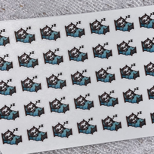 Sloth Bed Time Icon Planner Stickers