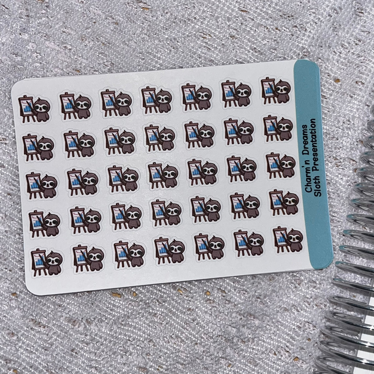 Sloth Presentation Icon Planner Stickers