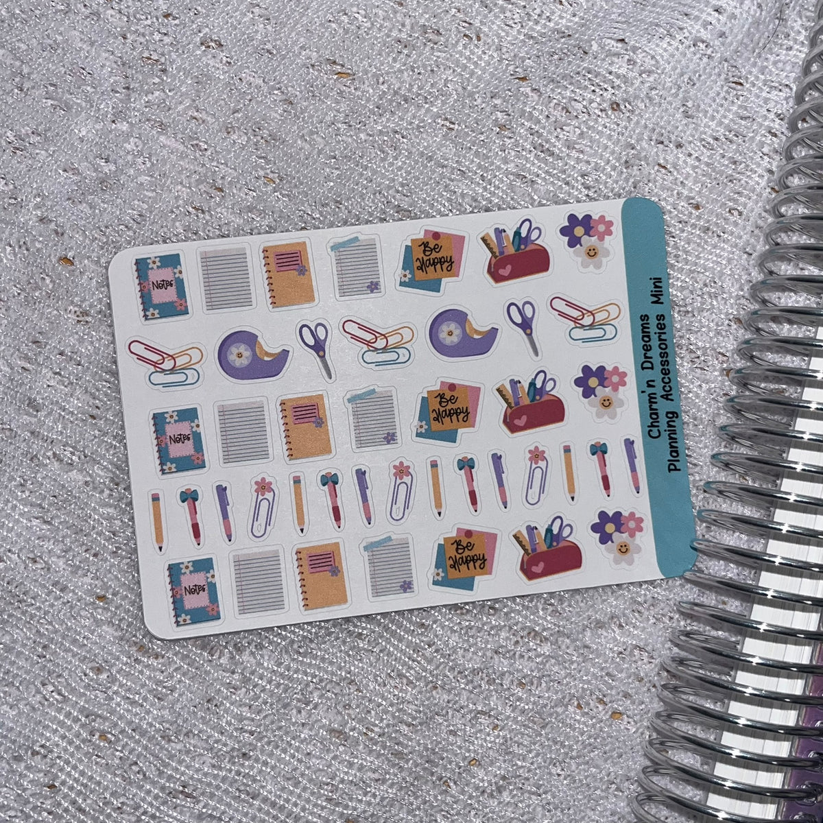 Mini Planner Accessories Icon Planner Stickers