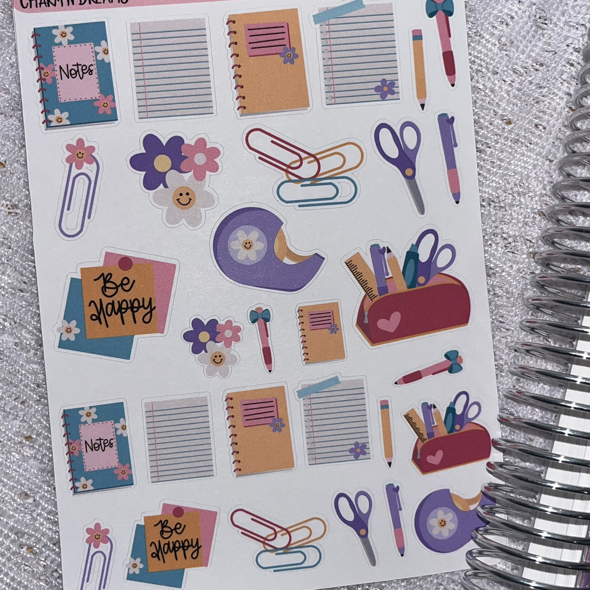 Large Planning Accessories Sticker Sheet