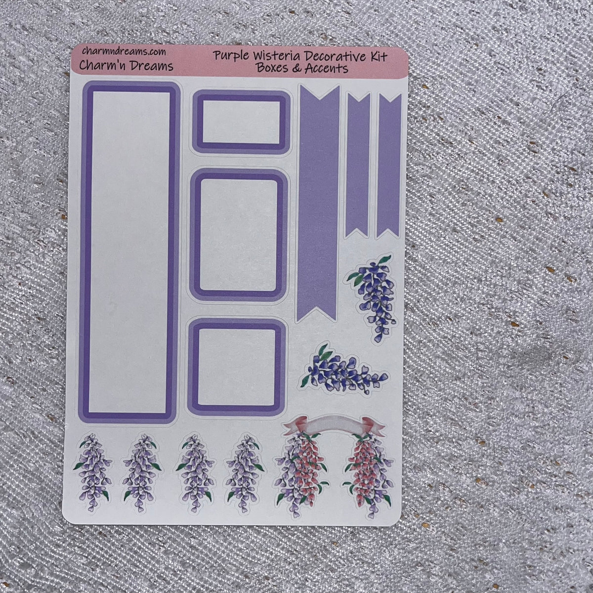 Purple Wisteria Decorative Kit