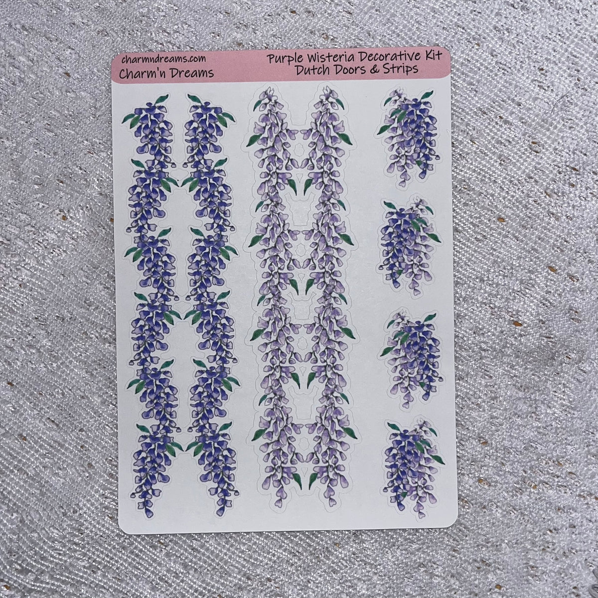 Purple Wisteria Decorative Kit