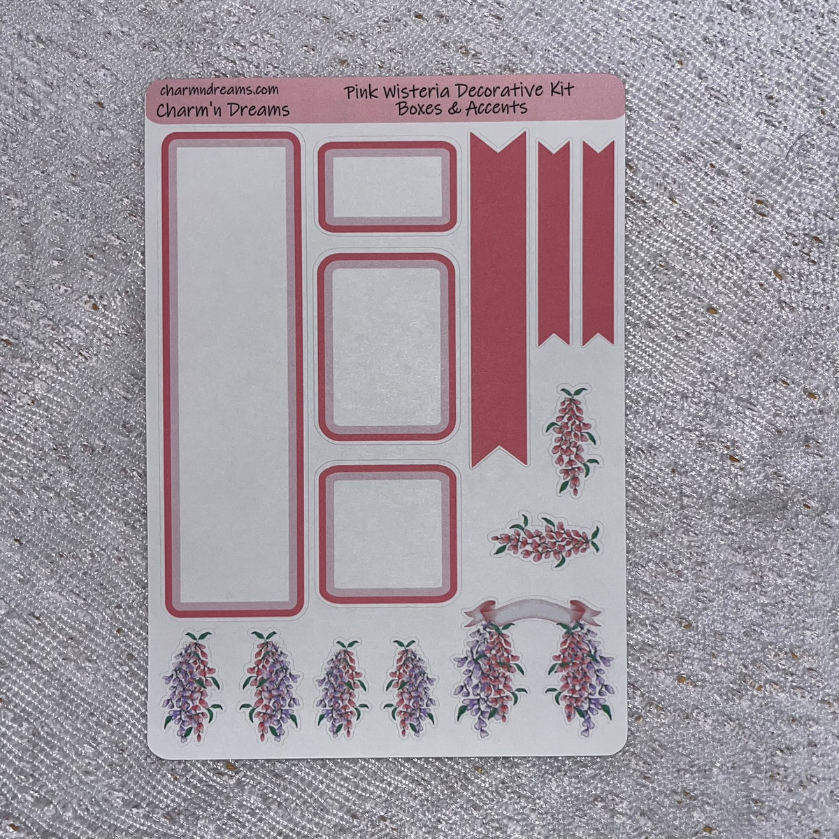 Pink Wisteria Decorative Kit