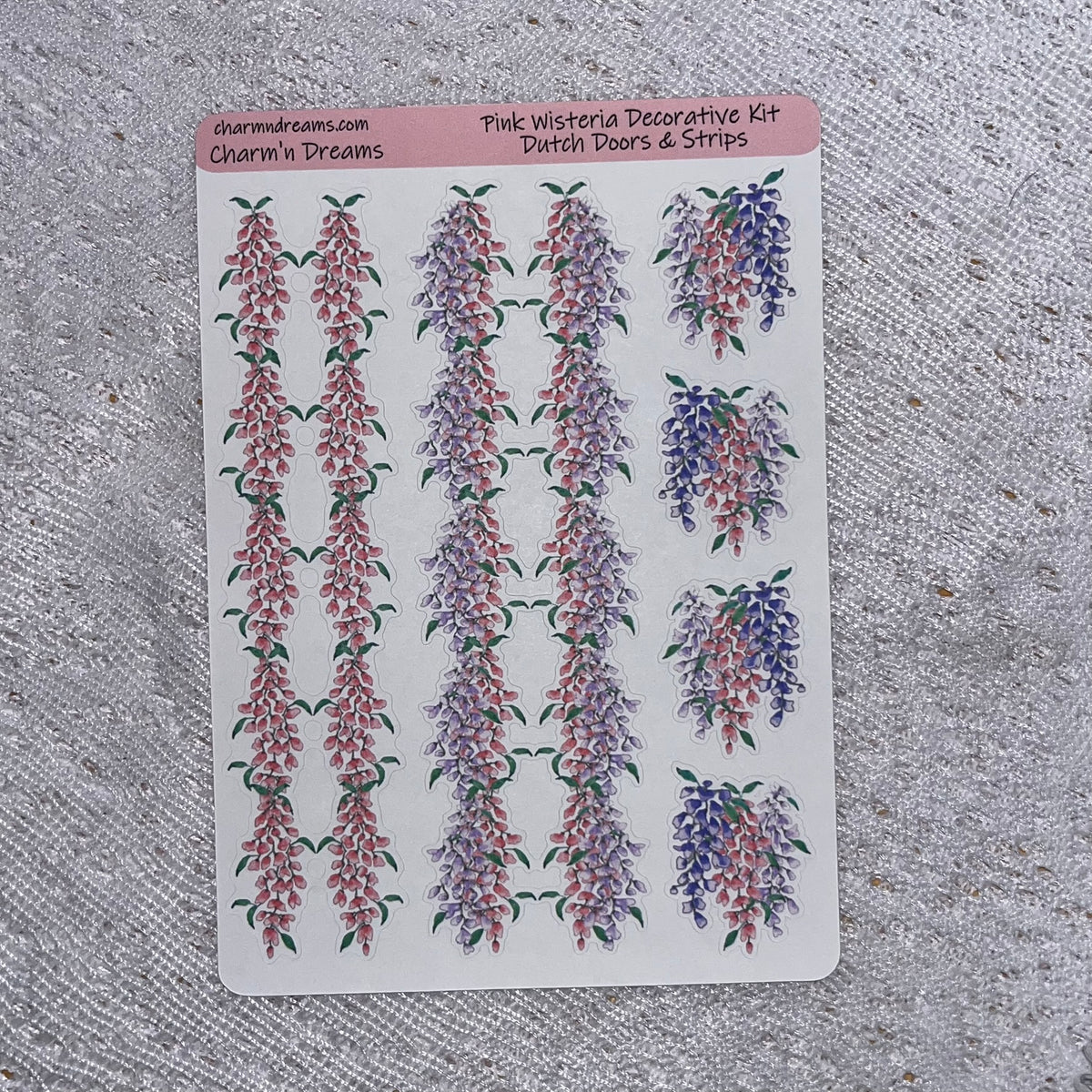 Pink Wisteria Decorative Kit