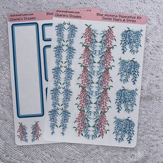 Blue Wisteria Decorative Kit