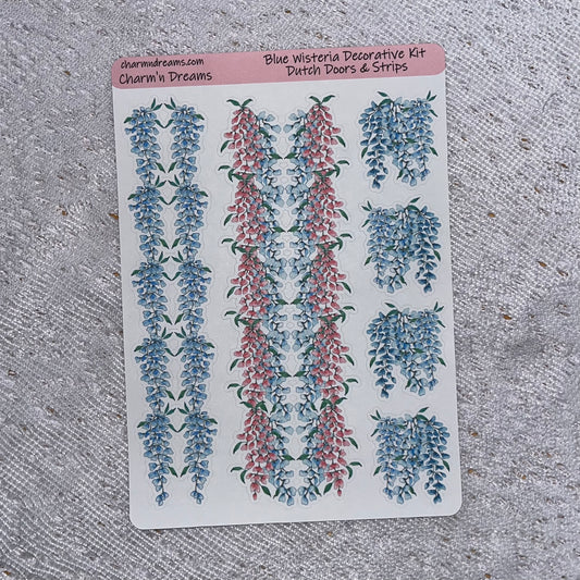 Blue Wisteria Decorative Kit