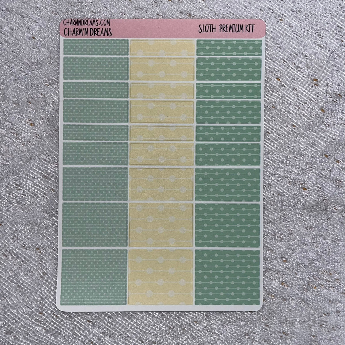 Sloths Premium Planner Sticker Kit