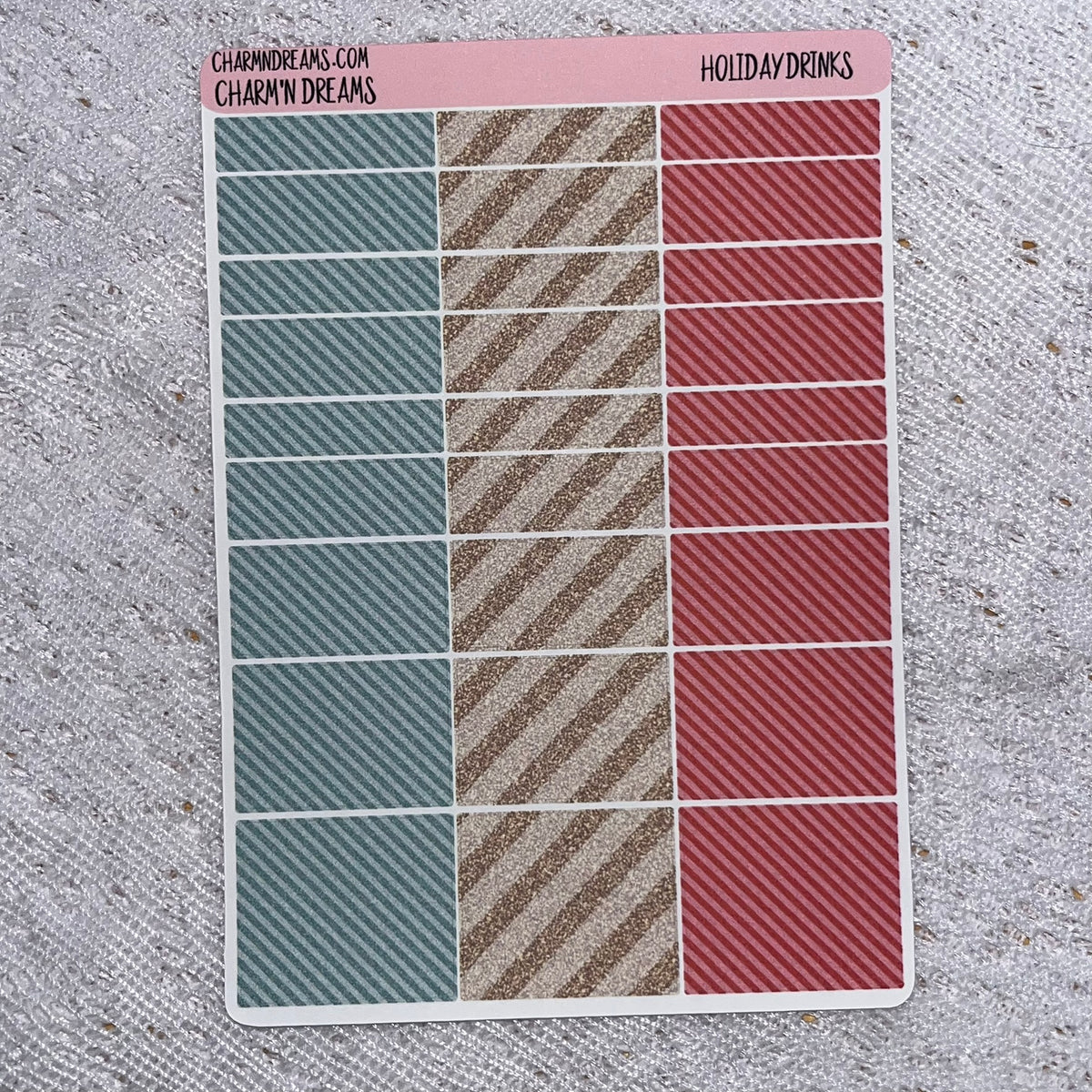 Holiday Drinks Premium Planner Sticker Kit