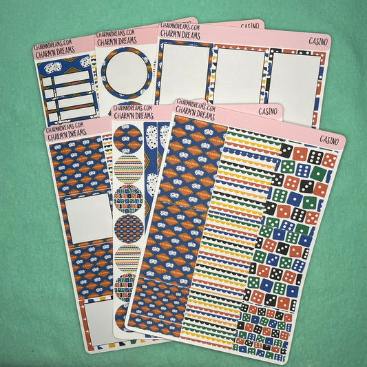 Casino Planner Sticker Kit